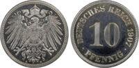 Kaiserreich 10 Pfg Currency issue - Large Eagle -