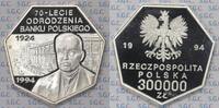 Polen 300.000 Zlotych 70 Jahre Bank Polski SA -