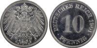 Kaiserreich 10 Pfg Currency issue - Large Eagle -