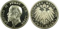 Kaiserreich Lippe-Detmold 2 Mark Prince Leopold IV -