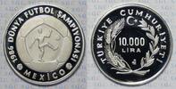 Türkei 10000 Lira XIII FIFA World Cup Mexico -
