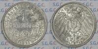 Kaiserreich 1 Mark Currency issue - Large Eagle -