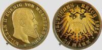 Kaiserreich Württemberg 20 Mark King William II -