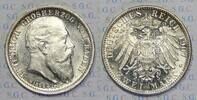 Kaiserreich Baden 2 Mark Grand Duke Frederick (Death) -