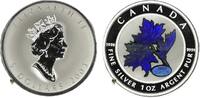 Kanada 5 Dollars Queen Elizabeth II - Maple branch in colour with ‘Gluck’ inscription -