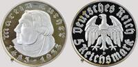 Drittes Reich 5 RM 1933-D 450th Birthday of Martin Luther Polierte Platt... 42.48 £  +  8.67 £ shipping