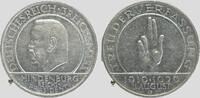 Weimarer Republik 3 RM 1929-G 10th Anniversary - Weimar Constitution vz/... 59.82 £  +  8.67 £ shipping