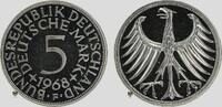 Bundesrepublik Deutschland 5 DM 1968-F Silver Eagle Polierte Platte 111.84 £  +  8.67 £ shipping