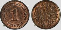 Kaiserreich 1 Pfg 1900-G Currency issue - Large Eagle fast Pfr. 30.34 £  +  8.67 £ shipping
