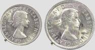 Australien 3 und 6 Pence 1963 Queen Elizabeth II fast Stgl., winzige Kra... 14.30 £  +  8.67 £ shipping