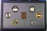 1 bis 500 Yen + Medaille 1993 PP KMS Japan  PP im orig. Etui mit Zert. + Schuber