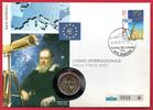 San Marino €2 Galileo Galilei World Year of Physics 2005 -