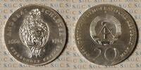 DDR - German Democratic Republik 20 Mark 275th Anniv of the Death of Schlüter -