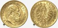 Kaiserreich Württemberg 5 Mark Gold King Karl -