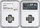 Kaiserreich 10 Pfennig Currency issue - Large Eagle -