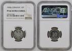Kaiserreich 10 Pfennig Currency issue - Large Eagle -