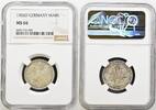 Kaiserreich 1 Mark 1906-D Kursm&uuml;nze - 1 Mark Gro&szlig;adler Stgl. fein, NGC M... 236.13 &pound;  +  8.46 &pound; shipping