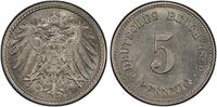 Kaiserreich 5 Pfg 1892-E Currency coin Large Eagle Fast Stgl., MS62 ALLE... 1,278.75 £ free shipping