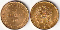Finnland, 20 Markkaa, Zar Nikolaus II.,1894-1917, -