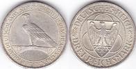 Weimarer Republik, 3 Reichsmark, 1927, Rheinlandräumung,, fast vorzüglic... 52.02 £  +  8.67 £ shipping