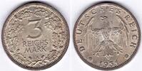 Deutschland, 3 Reichsmark, 1931 A, Weimarer Republik,1919-1933, vorzügli... 364.12 £  +  21.67 £ shipping
