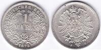 Deutschland, 1 Mark, 1875 F, Kaiserreich, fast stempelglanz, 125.71 £  +  21.67 £ shipping