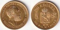 Norwegen, 20 Kronen, 1875, König Oskar II.,1872-1905, vorzüglich-stempel... 863.16 £  +  8.67 £ shipping