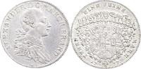 Brandenburg-Ansbach Konventionstaler Christian Friedrich Karl Alexander 1757-1791. -
