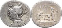 Republik Denar P. Licinius Nerva 113-112 v. Chr.. -