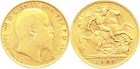 Großbritannien 1/2 Sovereign Gold Edward VII. 1901-1910. -