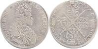 Sachsen-Albertinische Linie 2/3 Taler Johann Georg IV. 1691-1694. -