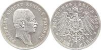 Sachsen 3 Mark Friedrich August III. 1904-1918. -