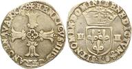 Frankreich 1/4 Ecu Heinrich IV. 1589-1610. -