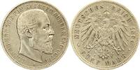 Sachsen-Coburg-Gotha 5 Mark Alfred 1893-1900. -