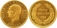 Türkei-Republik 50 Piaster Gold Republik seit 1923. -