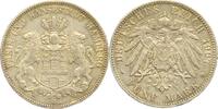 Hamburg 2 Mark 1907 J sehr schön 52.02 £  +  8.67 £ shipping