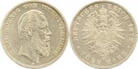 Württemberg 5 Mark 1875 F Karl 1864-1891. kl.Randfehler, sehr schön 82.36 £  +  8.67 £ shipping