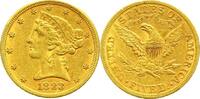 Vereinigte Staaten von Amerika 5 Dollars Gold 1883 Sehr schön 715.23 £  +  8.67 £ shipping