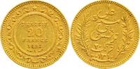 Tunesien 20 Francs Gold 1892 A Ali Bey 1882-1902. Sehr schön 541.84 £  +  8.67 £ shipping