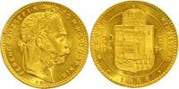 Haus Habsburg 20 Franken = 8 Florin Gold 1888 Franz Joseph I. 1848-1916.... 598.20 £  +  8.67 £ shipping