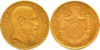 Belgien, Königreich 20-Francs Gold Leopold II 1865-1909. -
