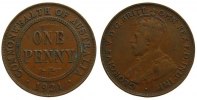 Australien 1 Penny Br Georg V -