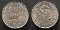 Französisch Polynesien 10 Francs Ni . -