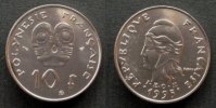 Französisch Polynesien 10 Francs Ni . -
