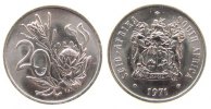 Südafrika 20 Cent Ni Protea - Zuckerbusch -