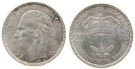 Belgien 20 Francs Ag Leopold III -