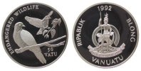 Vanuatu 50 Vatu Ag Santa-Cruz Erdtaube -