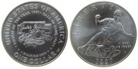 USA 1 Dollar 1997 Ag Jackie Robinson - Baseball, S, ohne Box und ohne Zertifikat stgl