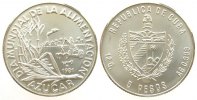 Kuba 5 Pesos Ag Welternährungstag - Zuckerproduktion - Schön 66 -