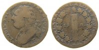 Frankreich 12 Deniers Br Louis XVI, T (Nantes) -